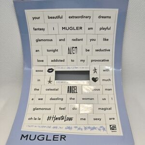 Mugler Word Magnet Set